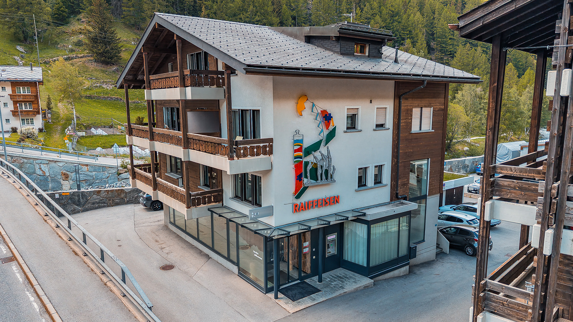 Bankstelle Saas-Grund